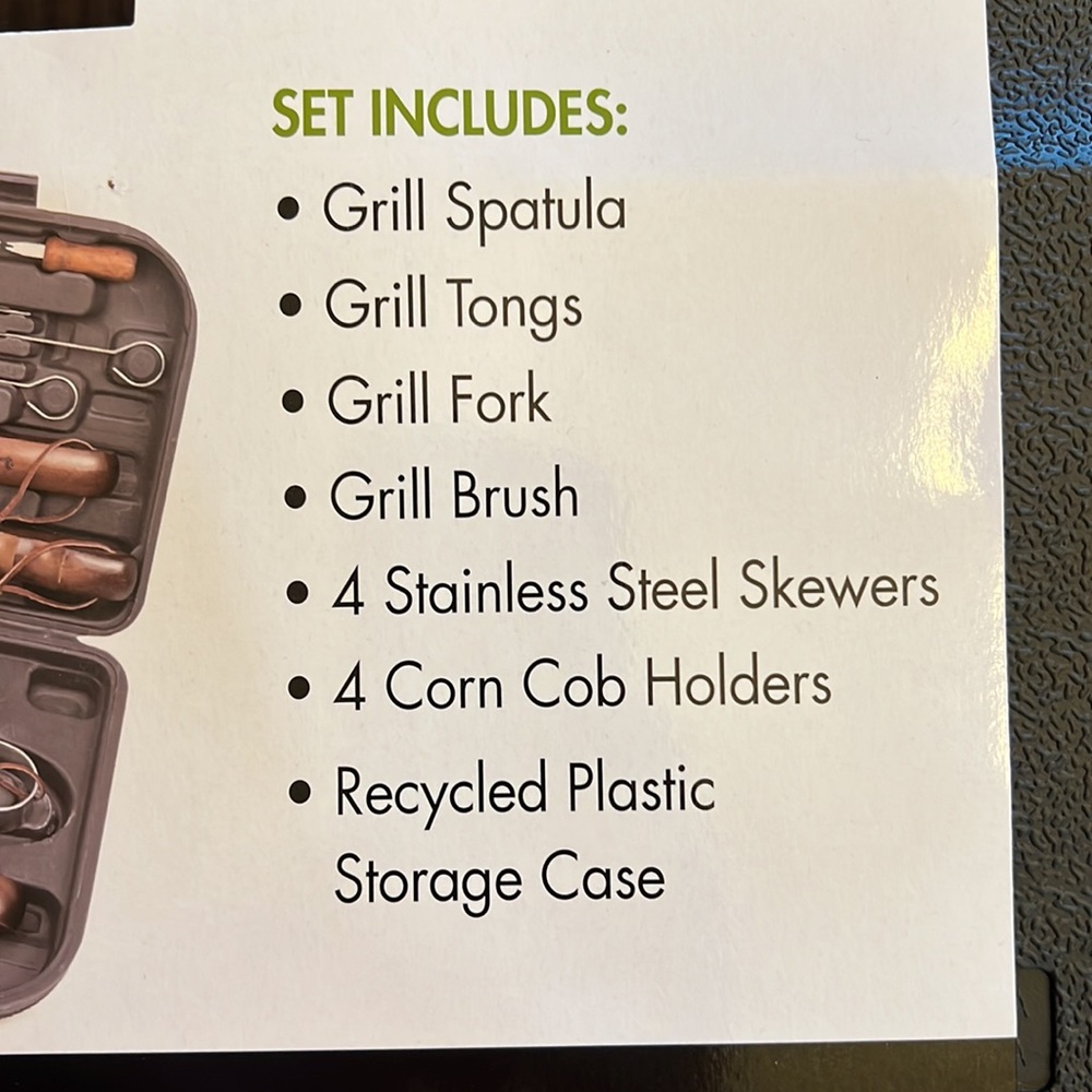 Cuisinart 13pc Wooden Handle Grill Set - Picture 6 of 7
